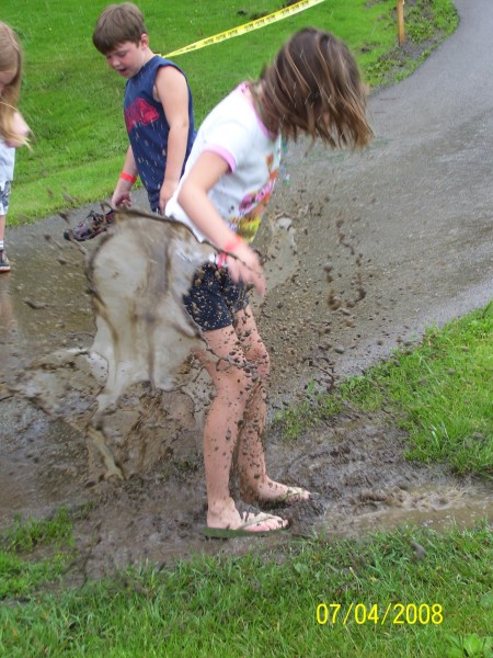 Mud puddle!